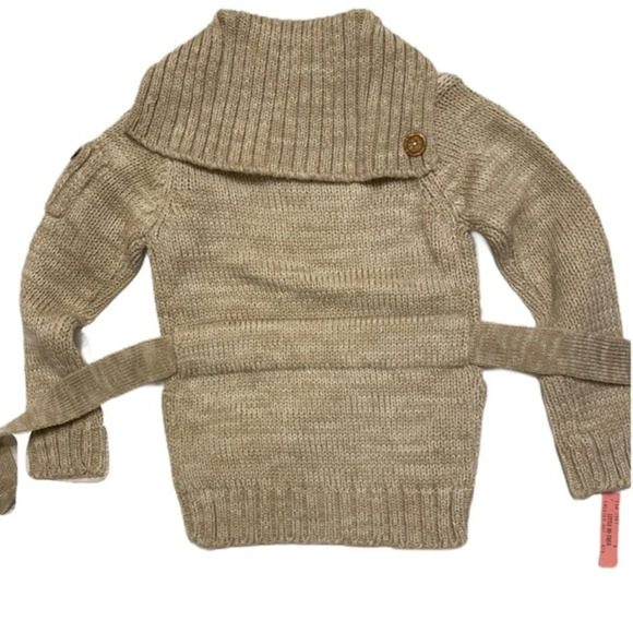 Grand Knitwear Sweater button down‎ oat​ NWT - Picture 5 of 15